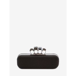 Studded Four Ring Clutch