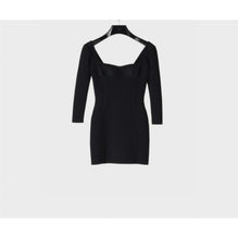2A61Z496P.38NO - ROBE COURTE MANCHES LONGUES