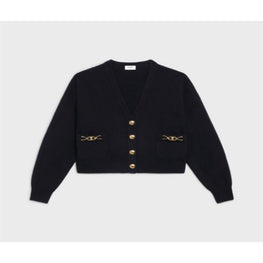 2A87T317V.38NO - CARDIGAN CROPPED SIGNATURE