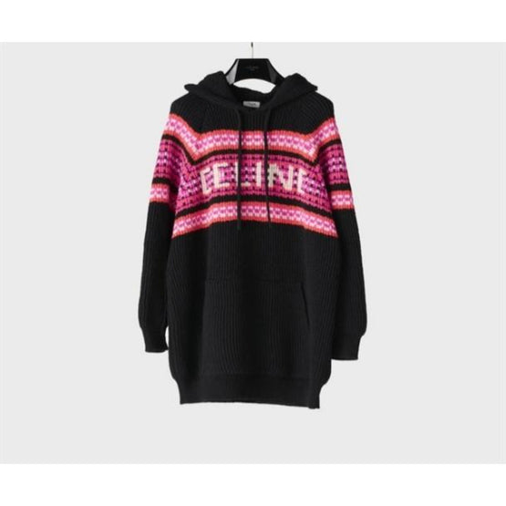 2AC23579S.24BK - HOODIE JACQUARD CELINE