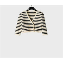 2AJ67570P.01CB - CARDIGAN CROPPED RAYÉ