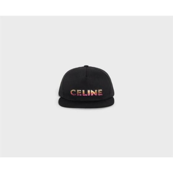 2AUW9641M.38NO - CASQUETTE US CELINE SEQUINS