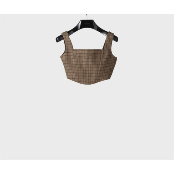 2B638506R.02CS - CROP TOP BRETELLES