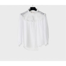 2C02B455W.01RD - CHEMISE ROMY PLASTRON BRODE