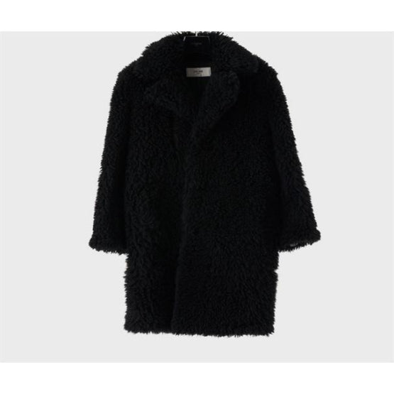 2D299029L.38NO - MANTEAU 3B COL DROIT