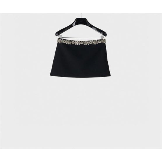 2J710989C.38NO - MINI JUPE DETAILS BIJOUX
