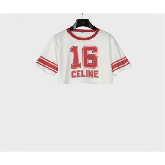 2X09D671Q.01IZ - T-SHIRT CROPPED 16 CELINE