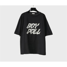 2X59C671Q.38AW - T-SHIRT LOOSE BOY FLOCK STUDS