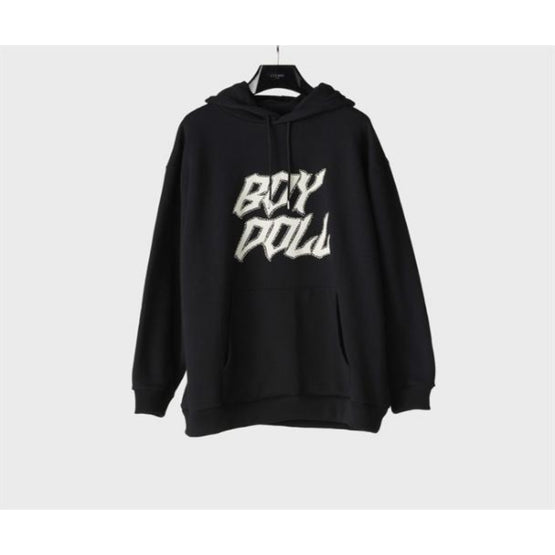 2Y976670Q.38AW - HOODIE LOOSE BOY FLOCK STUDS