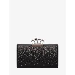 Skull Four-Ring Flat Pouch