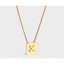 46N0X6BRA.35OR - X Necklace