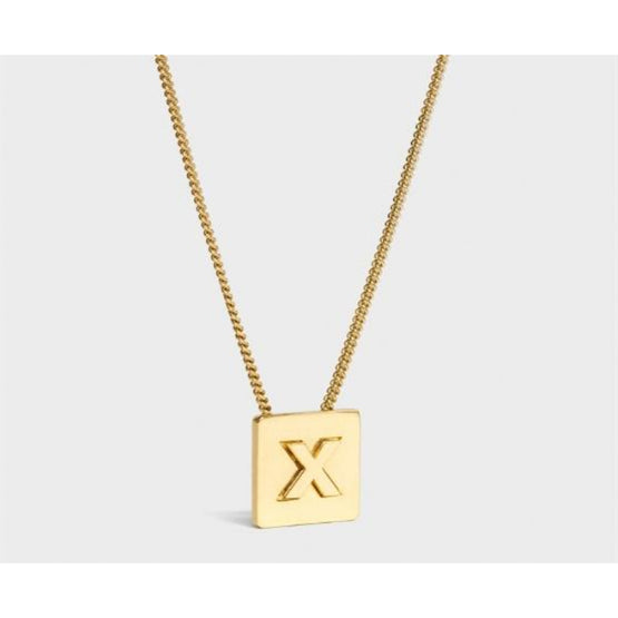 46N0X6BRA.35OR - X Necklace