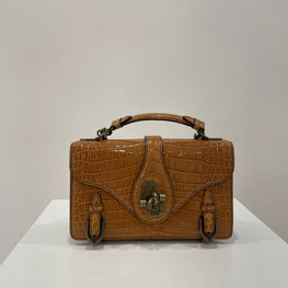 SHOULDER BAG - ORANGE FUME-NERO