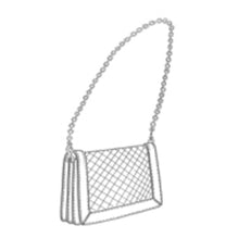 CROSS-BODY BAG - NERO-NL GREY/NL GREY