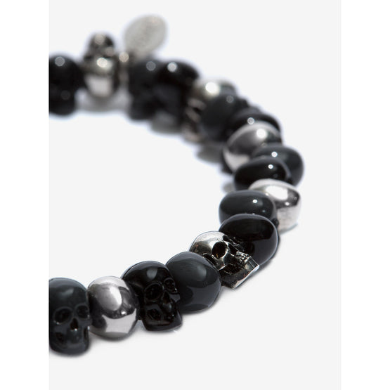 Beaded Skull Bracelet