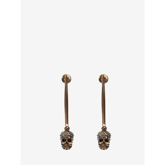 Stick Skull Earrings