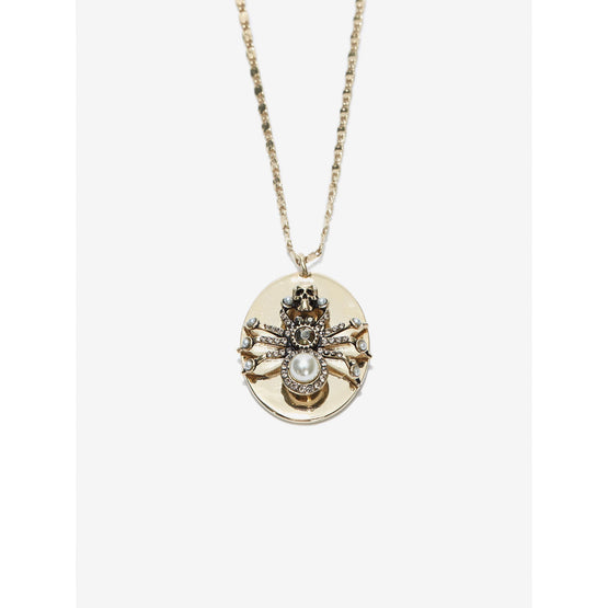Double-Wrap Spider Necklace