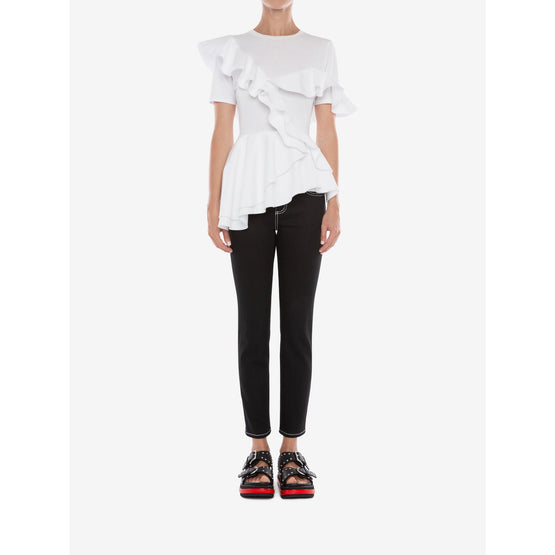 Peplum Ruffle T-Shirt