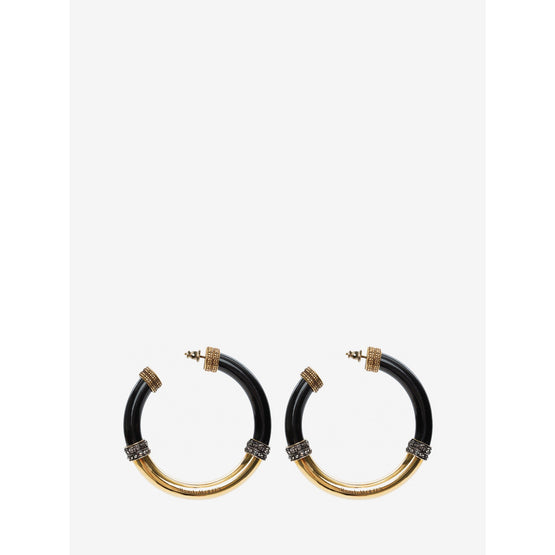 Resin Hoop Earrings