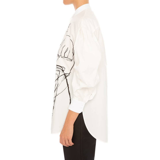 Explod Sleeve Print Shirt