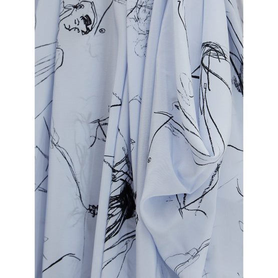 Dancing Girl Midi Dress