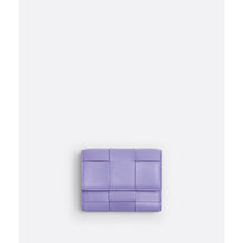TRI-FOLD ZIP WALLET - WISTERIA-GOLD