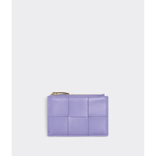 ZIPPED CARD CASE - WISTERIA-GOLD