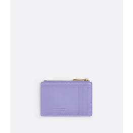 ZIPPED CARD CASE - WISTERIA-GOLD