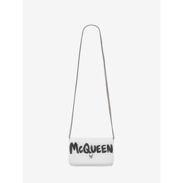McQueen Graffiti Small Skull Bag