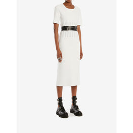 Engineered Jacquard Knit Pencil Dress