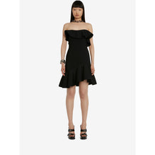 Ruffled Bustier Mini Dress