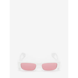 McQueen Graffiti Slashed Sunglasses