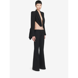 Cropped Slashed Jacket