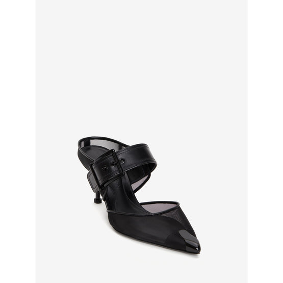 Punk Buckle Mule