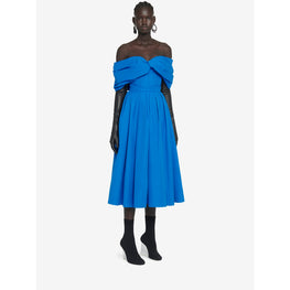 Off-shoulder Midi Dress