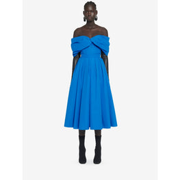 Off-shoulder Midi Dress
