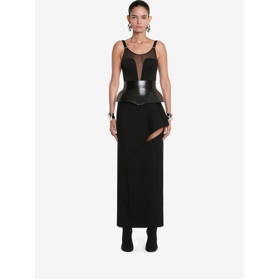 Leather Articulated Corset Belt