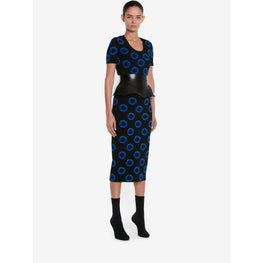 Iris Jacquard Midi Skirt