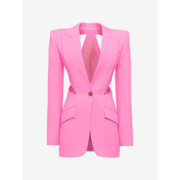 Slashed Single-breasted Jacket