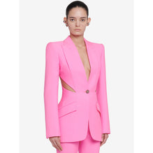 Slashed Single-breasted Jacket
