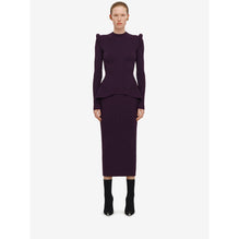 Ribbed Pencil Skirt