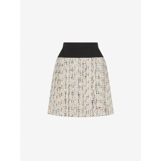 Hybrid Tweed Mini Skirt