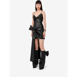 Knotted Drape Dress