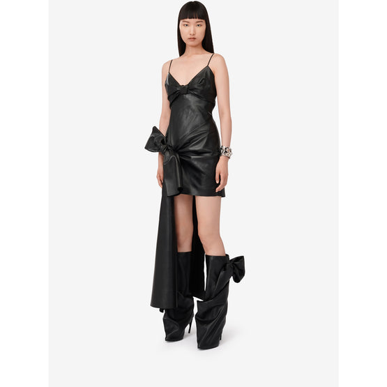 Knotted Drape Dress