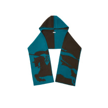 EKD 울 후드 스카프-KINGFISHER/SNUG
