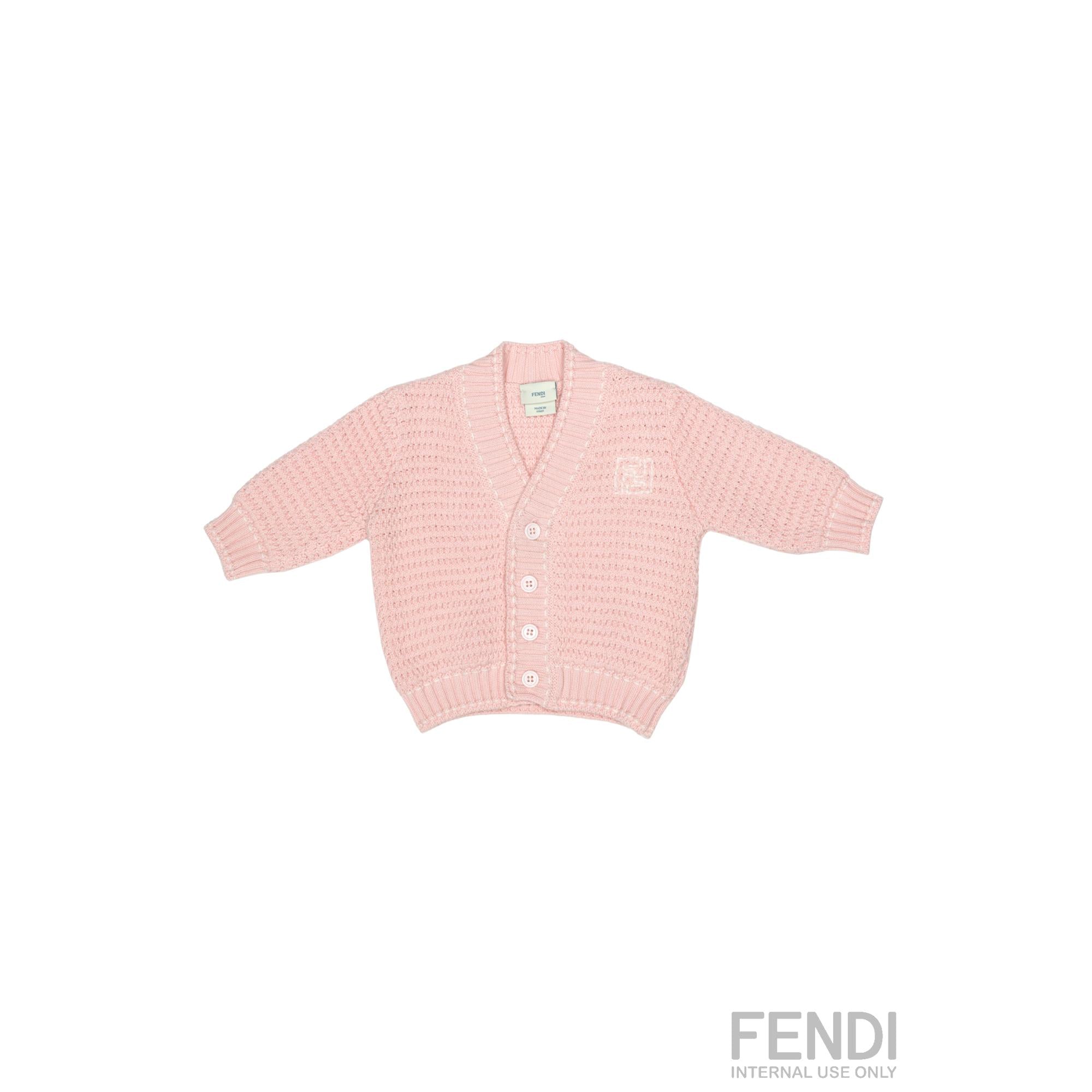 [NB UNISEX] 핑크 펀칭 스티치 가디건