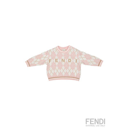 [NB UNISEX] 핑크 클래식 아가일 패턴 니트