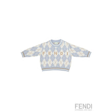 [NB UNISEX] 블루 클래식 아가일 패턴 니트