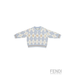 [NB UNISEX] 블루 클래식 아가일 패턴 니트