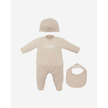 [NB UNISEX] 베이지 베이비 로고 세트